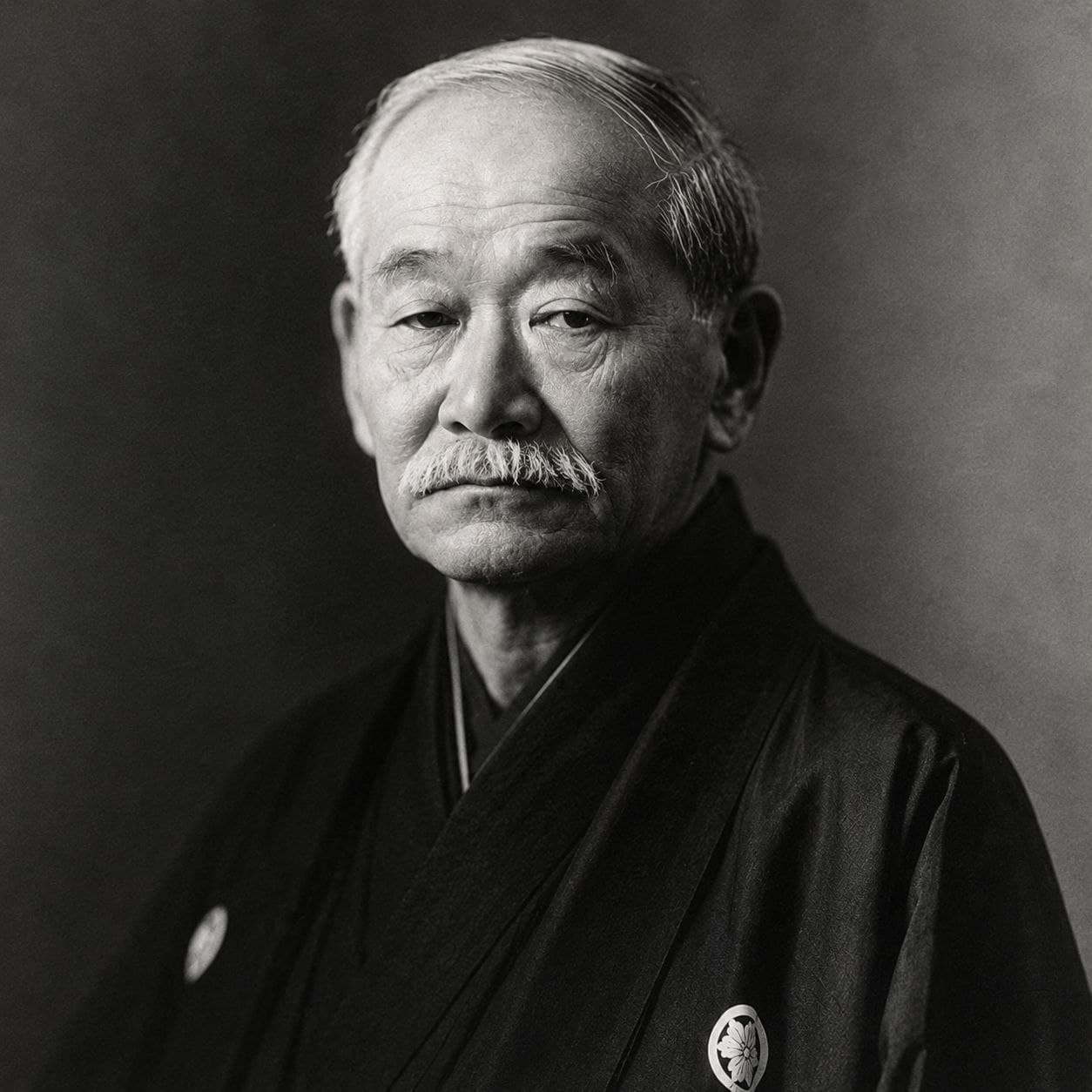 Porträtt av Jigoro Kano